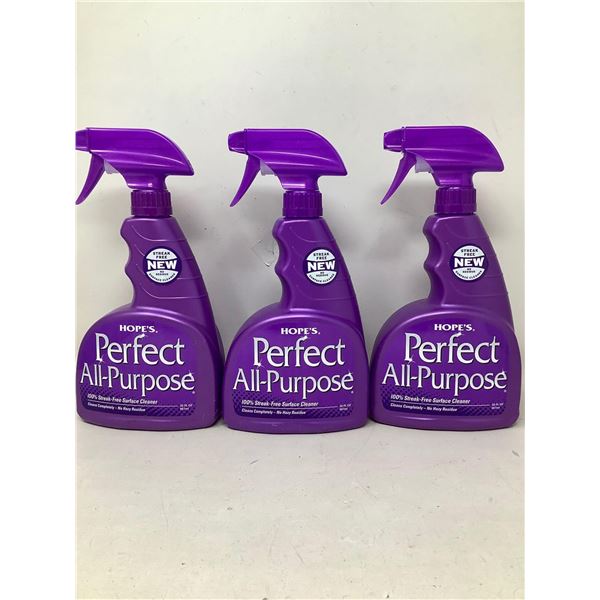 Hopes Perfect all purpose cleaner lot of 3 x 651ml