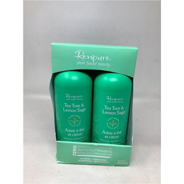Renpure Tea Tree & Lemon Sage Shampoo & Conditioner 2 x 1L