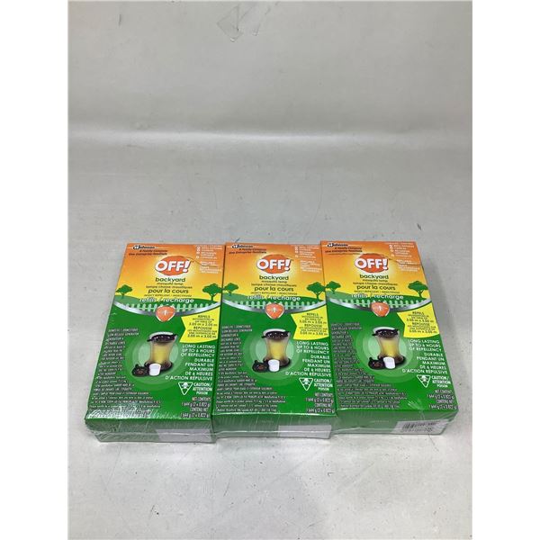 OFF backyard Mosquito Lamp refills lot of 3