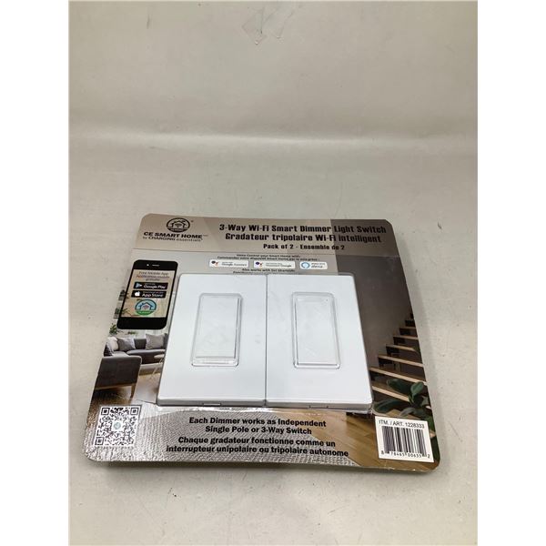 NEW CE Smart Home 3 way WiFi smart dimmer light switch set