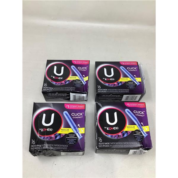 Kotex Regular Lot of 4 x 16