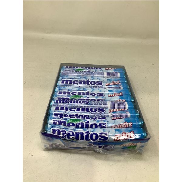 Box of Mentos chewy mint original 20 count