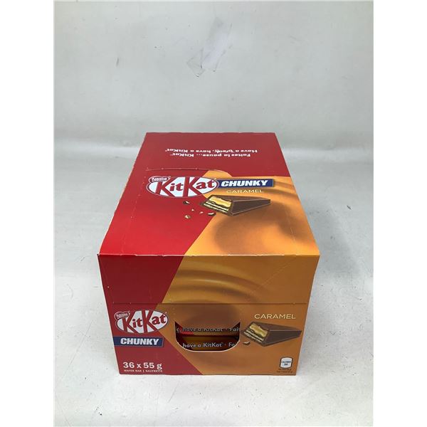 KitKat Chunky caramel case lot of 36 x 55g bars