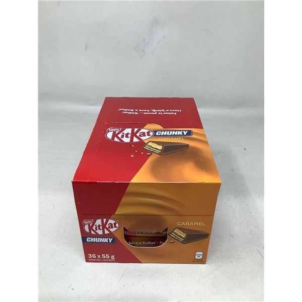KitKat Chunky caramel case lot of 36 x 55g bars