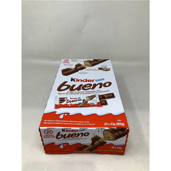 Kinder Bueno chocolate bars case lot of 20 x 43g