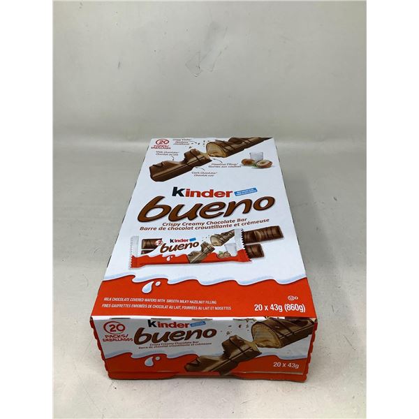 Kinder Bueno chocolate bars case lot of 20 x 43g