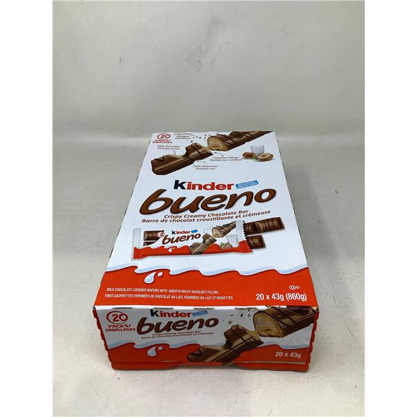 Kinder Bueno chocolate bars case lot of 20 x 43g