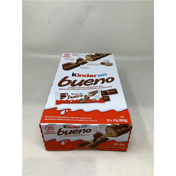 Kinder Bueno chocolate bars case lot of 20 x 43g