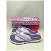 Image 1 : Skechers Ladies flip flops purple size 10 NEW