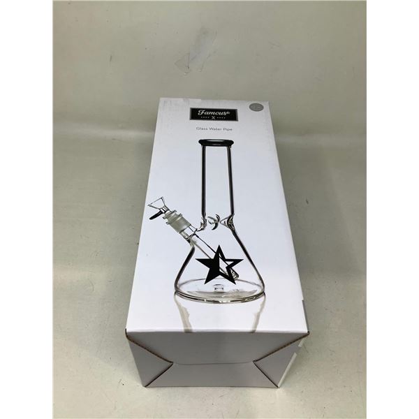 Famous X NEW hand blown glass water pipe