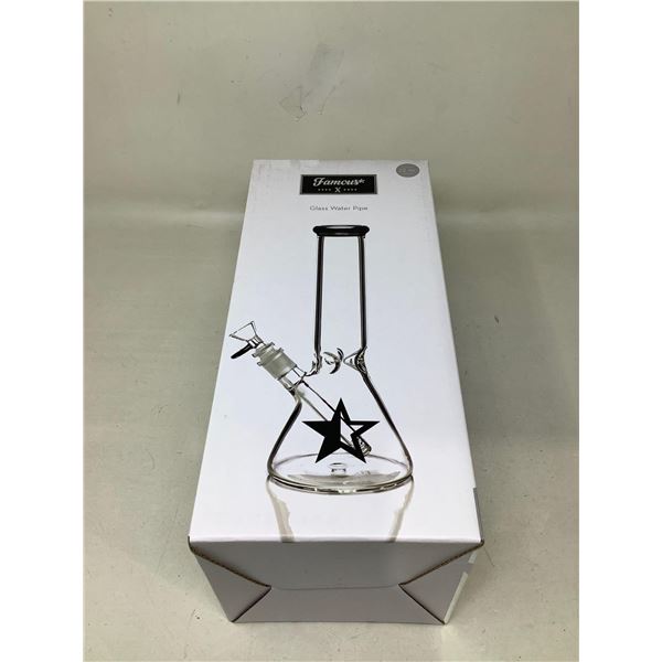 Famous X NEW hand blown glass water pipe