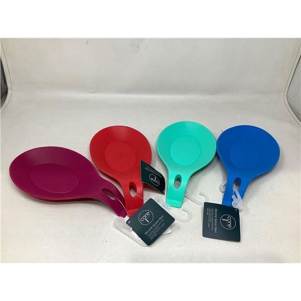 Core silicone spoon rests NEW Lot of 4