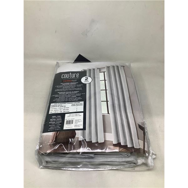 NEW Couture Therma Plus Black Out Blinds 104 x 90 inch - 2 pack