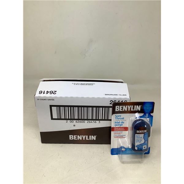 Benylin Sore throat lozenges case lot of 20