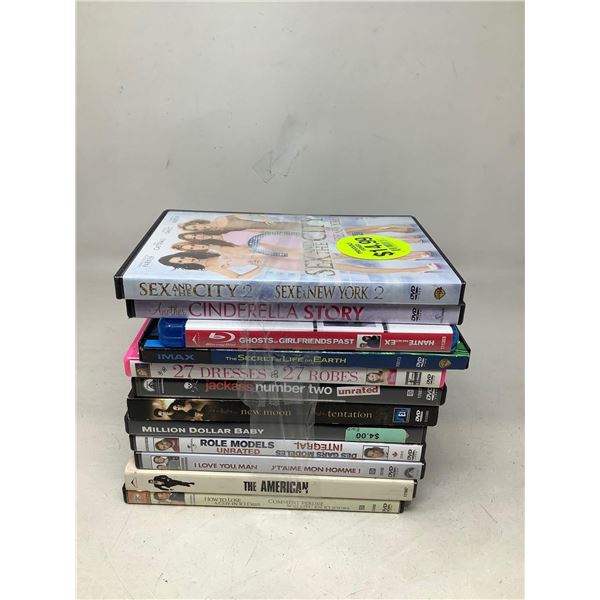 New Release and Classic DVD Lot of 12