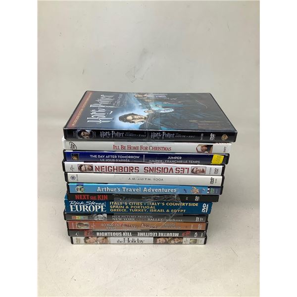 New Release and Classic DVD Lot of 12