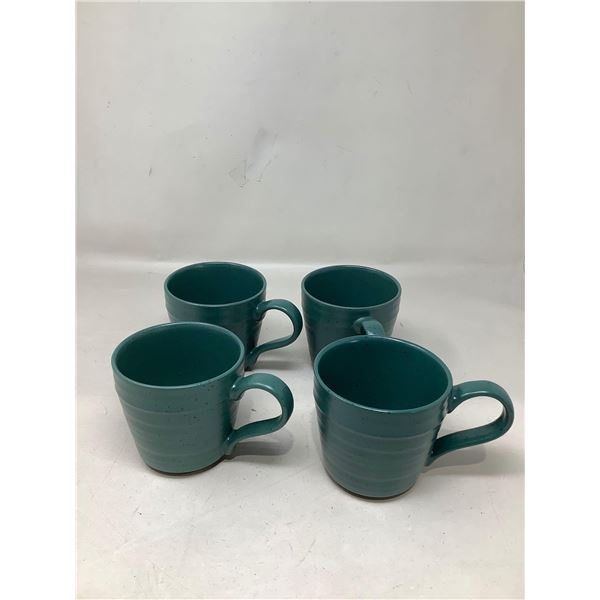 Milbrook Spruce 15oz coffee cup set lot of 4