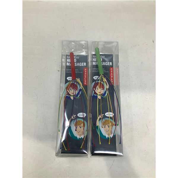 Rainbow Head massagers set of 2
