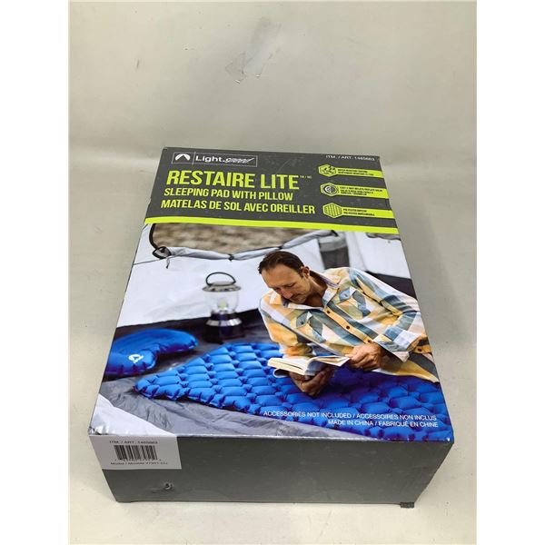 Light Speed Sleeping pad with pillow camping mat