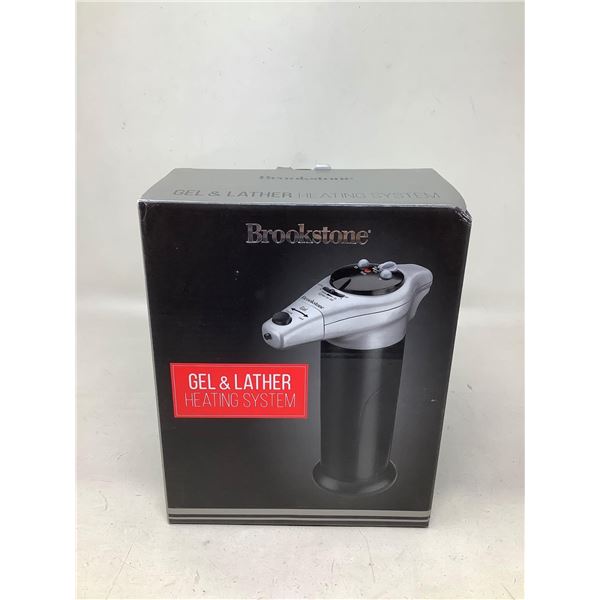 Brookstone executives heated shave lather dispenser NEW
