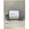 Image 1 : Calvin Klein Grey Cropped NEW cotton throw blanket 50 x 70 inches