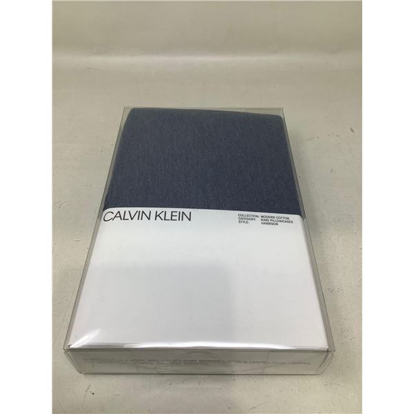 Calvin Klein Modern cotton King Pillow Case set of 2 NEW