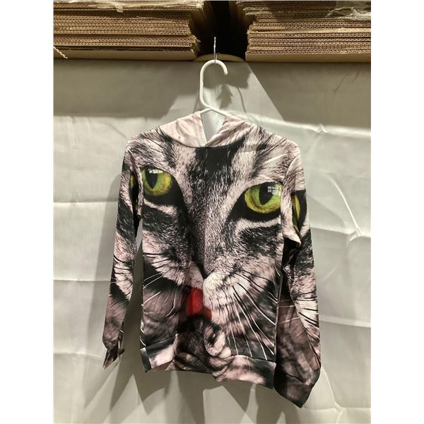 Kids Graphic Hoodie kitten girls Small