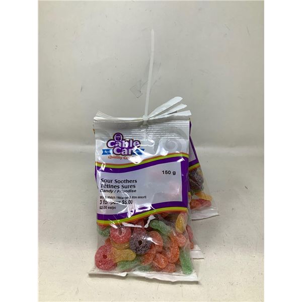 Cable car sour soothers lot of 5 x 150g