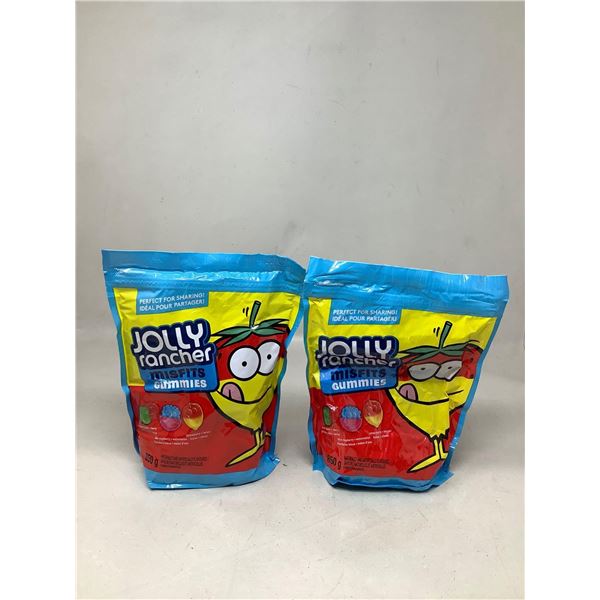 Jolly Ranchers misfit gummies mega bags lot of 2 x 850g