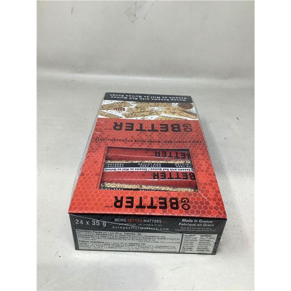 Go Better Sesame Bars case lot of 24 x 35g