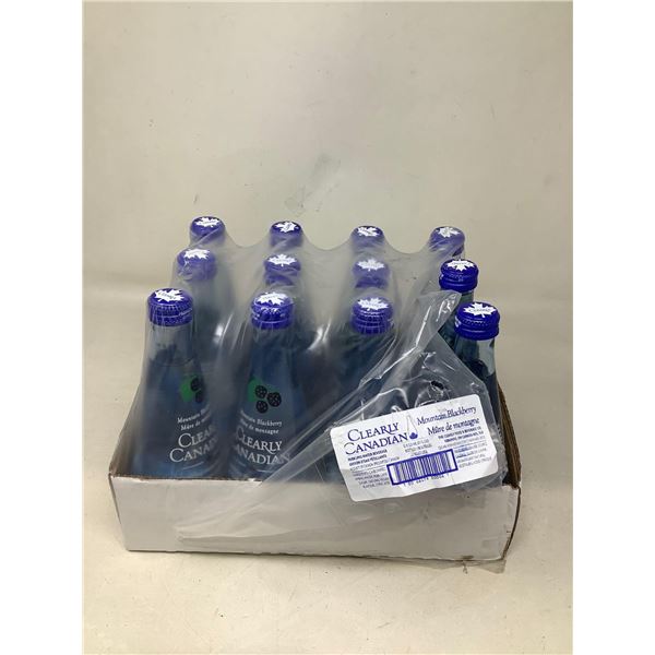 Clearly Canadian mountain blackberry case lot of 12 x 325ml