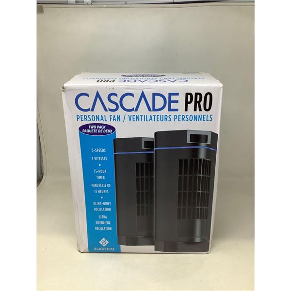 Cascade Box Fans Cascade Pro personal Fan NEW set of 2 in box