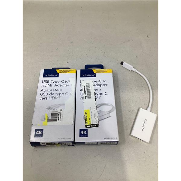 Insignia USB Type C to HDMI adapter NEW lot of 2