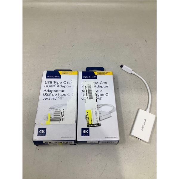 Insignia USB Type C to HDMI adapter NEW lot of 2