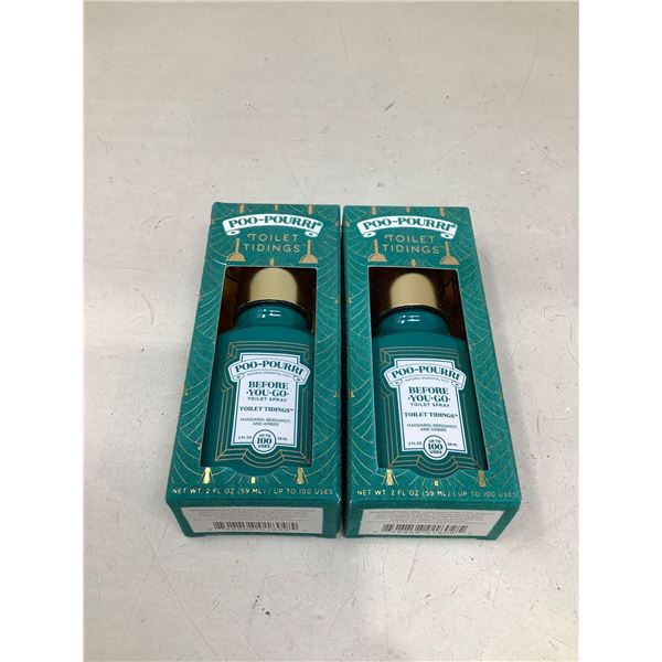 Poo Pourri before you go toilet tidings lot of 2 x 59ml