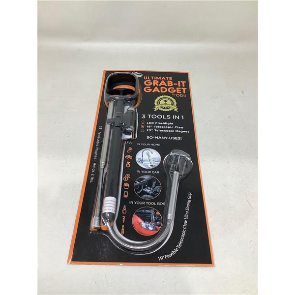 Ultimate Grab it Gadget 3 in 1 telescopic LED grabing tool