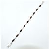 Image 3 : Silver Garnet(5.65ct) Bracelet (~weight 5.65g), Suggested Retail Value $400