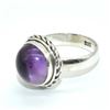 Image 4 : Silver Amethyst(5.5ct) Ring (~weight 5.5g), Suggested Retail Value $400