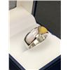 Image 2 : Ladies Dual Tone Opal Gemstone Silver Ring NEW in Display Box size 7