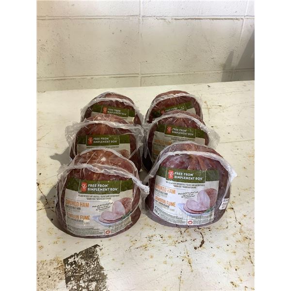 Frozen President's Choice Smoked Ham (6 x 700g)