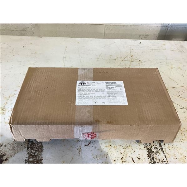 Case of Frozen Olymel Pork and Beef Sausages (5kg)