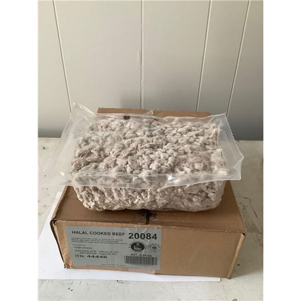 Case of Frozen Halal Cooked Beef (4.54kg)