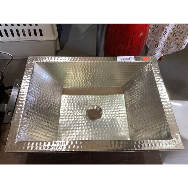 Stainless Steel Sink (14in x 19 1/2in)