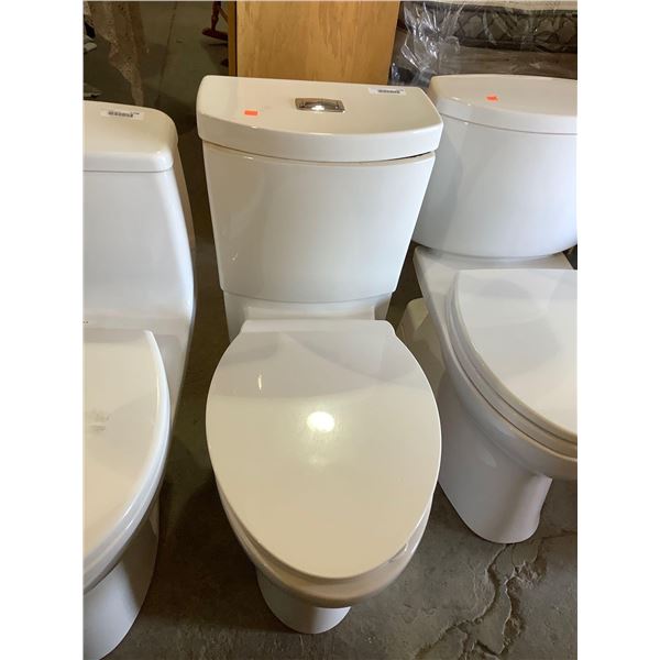 American Standard Studio Concealed Trapway Dual Flush Elongated Toilet w/ Seat Toto Entrada Close Co