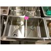 Image 2 : Stainless Steel Dual Bowl Sink (19in x 32in)