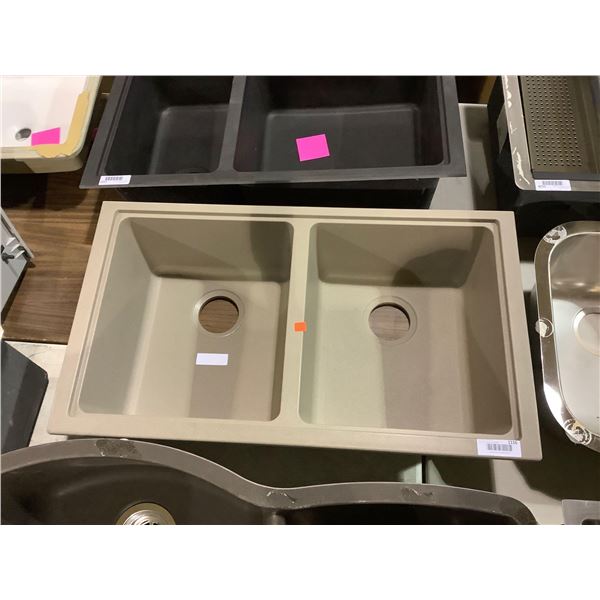 Dual Bowl Sink (18in x 31 1/2in)