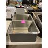 Image 2 : Kindred Stainless Steel Dual Bowl Sink (18in x 29in)