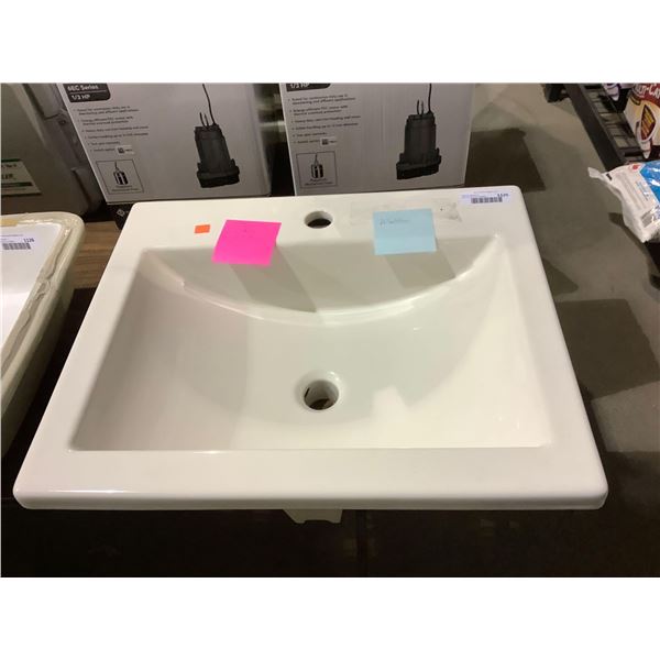 Porcelain Sink (17 3/4in x 21 1/4in)