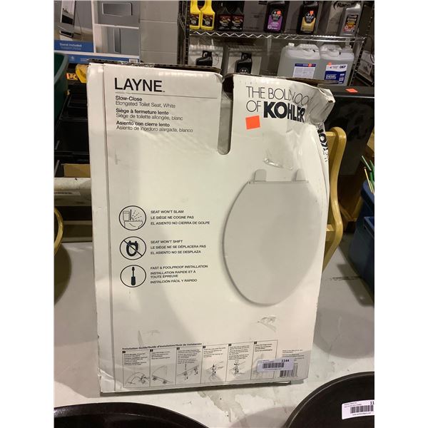 Kohler Layne Slow-Close Elongated Toilet Seat