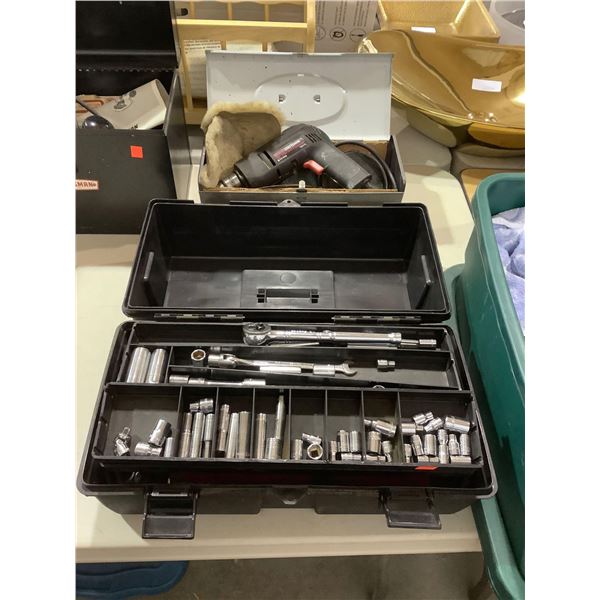 Tool Box w/ Sockets/Wrenches